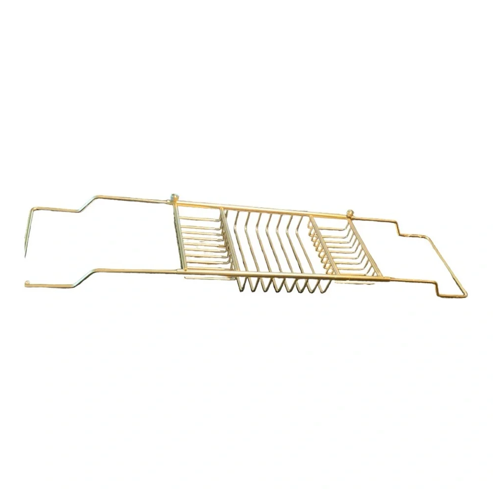 Adjustable Stainless Steel Freestanding Bathtub Tray – 33” Long, 8” Wide